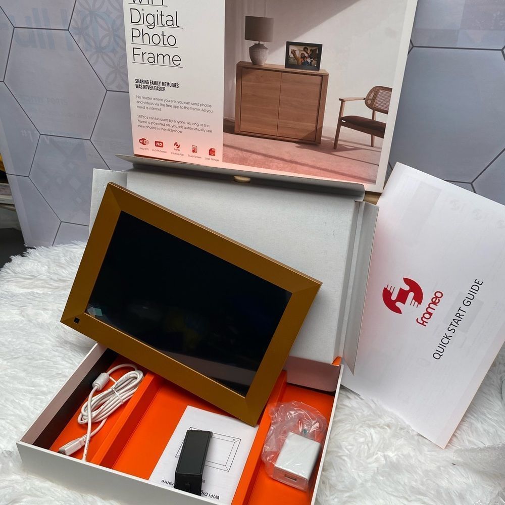 10.1 Inch WiFi Smart Digital Photo Frame,Motion Sensor - Picture 7 of 10